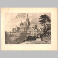 John Scott, ‘Glasgow Cathedral from the Merchants’ Park Cemetery’, from Archibald McLellan, Essay on the Cathedral Church of Glasgow ..., 1833, Mu23-y24.jpg